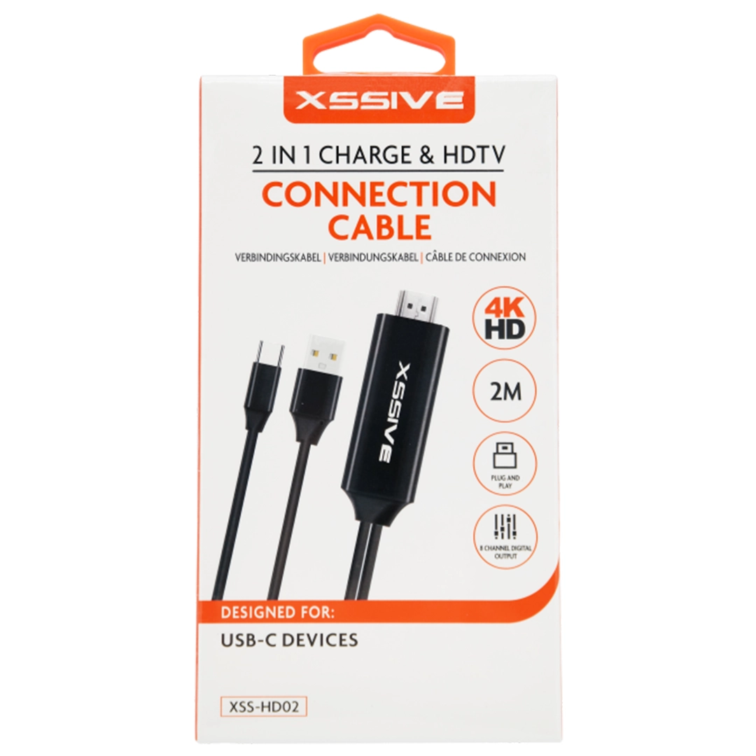 2in1 HDTV Cable for iPhone 2 Meter HD01
