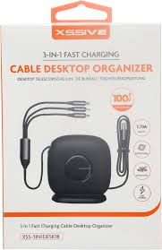 3in1 Desktop Fast Charging Cable XSS-3IN1DESK1B