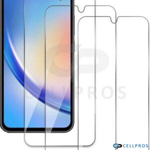 H9 Tempered Glas für: Samsung A24 SM-A254F 5er Set