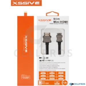 SLIM Mini HDMI Cable  1.8 Meter
