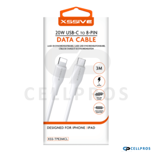 TPE Serie 20W Type-C to 8 Pin Cable XSS-TPE3MCL 3 Meter